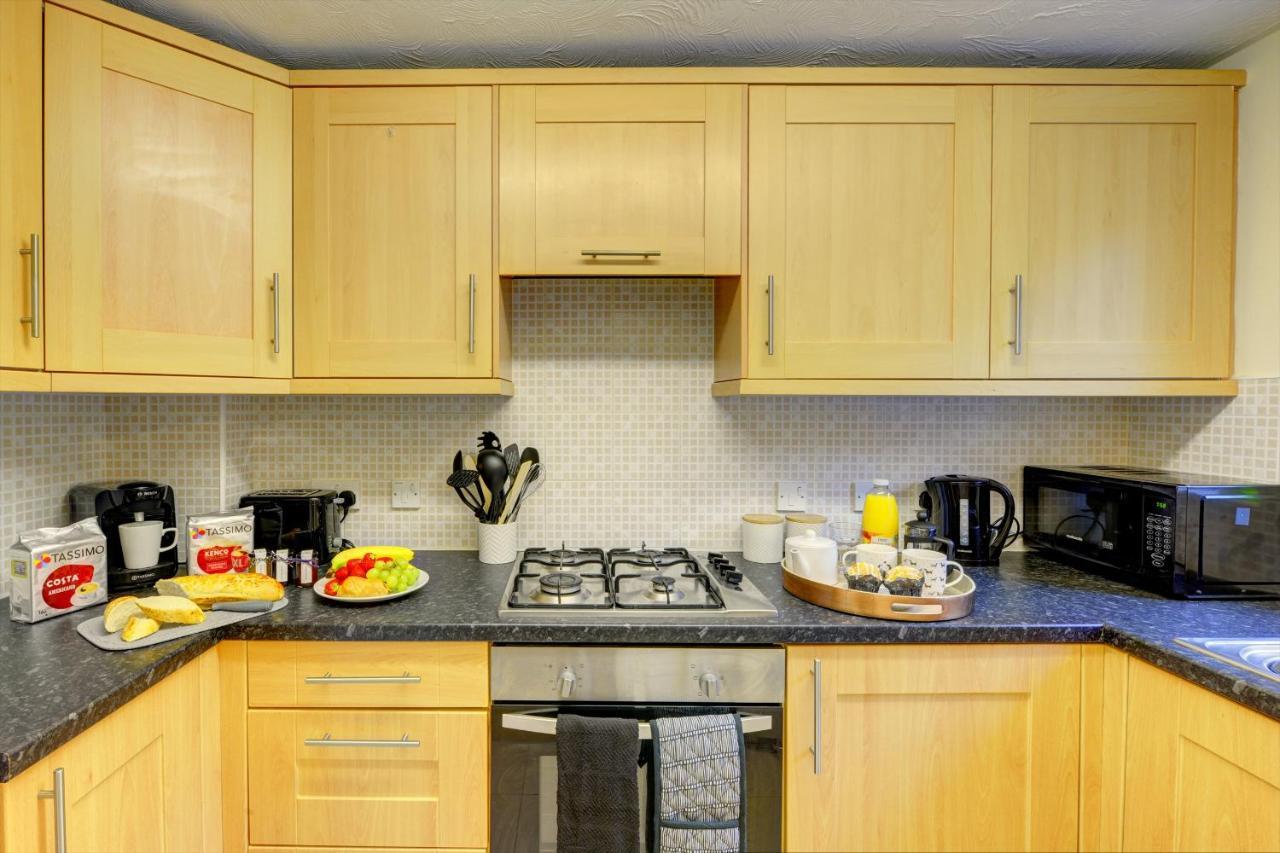 Modern 2 Bed House Sleeps 6 Southam Town Centre - Inspire Homes Ltd Exterior foto